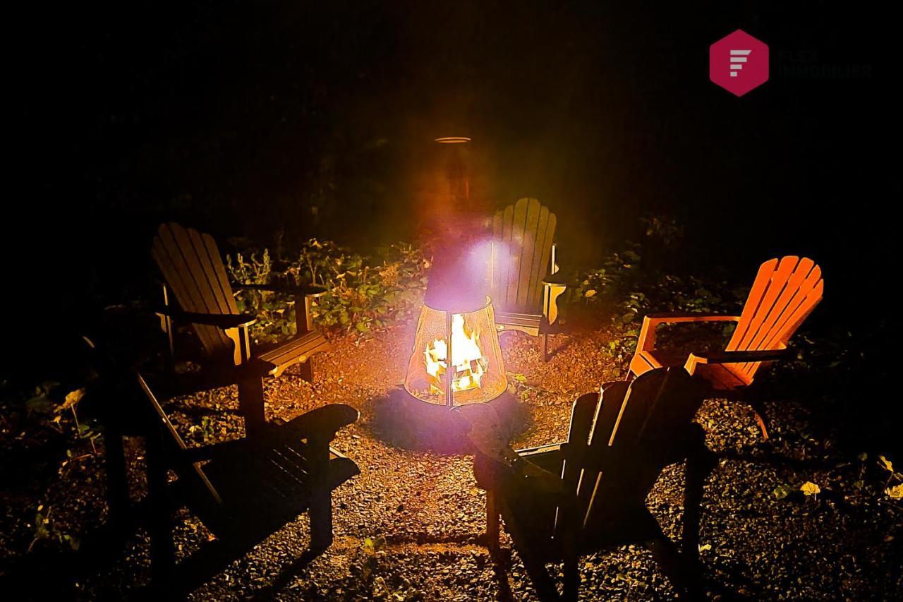 Le Harfang De Portneuf / Hot Tub Pool Sauna Billiards Trails Pont-Rouge Exterior foto